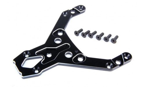 Upgrade Front Upper Plate - BLACK | Rovan Sports